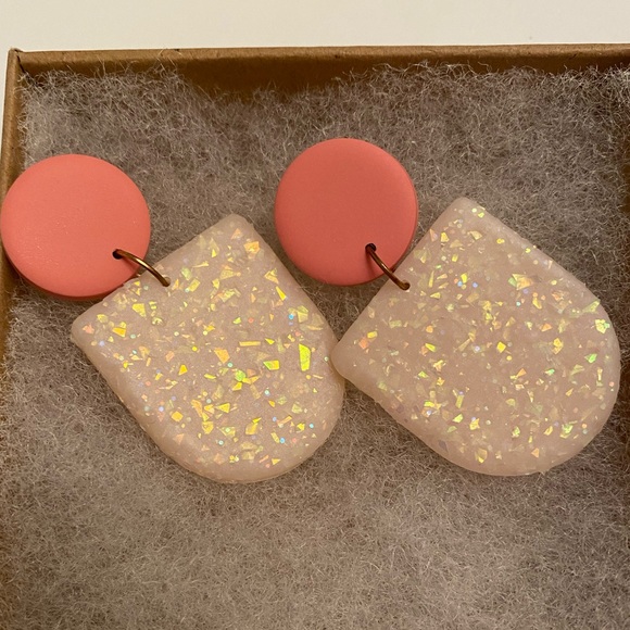 Clay By Steph lightweight statement earrings - Picture 1 of 4